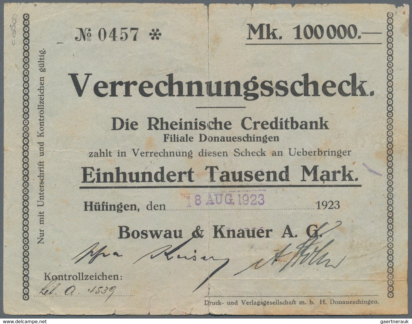 Deutschland - Notgeld - Baden: Umfangreiche Sammlung Von Ca. 730 Scheinen In 2 Einsteckalben, U. A. - Lokale Ausgaben