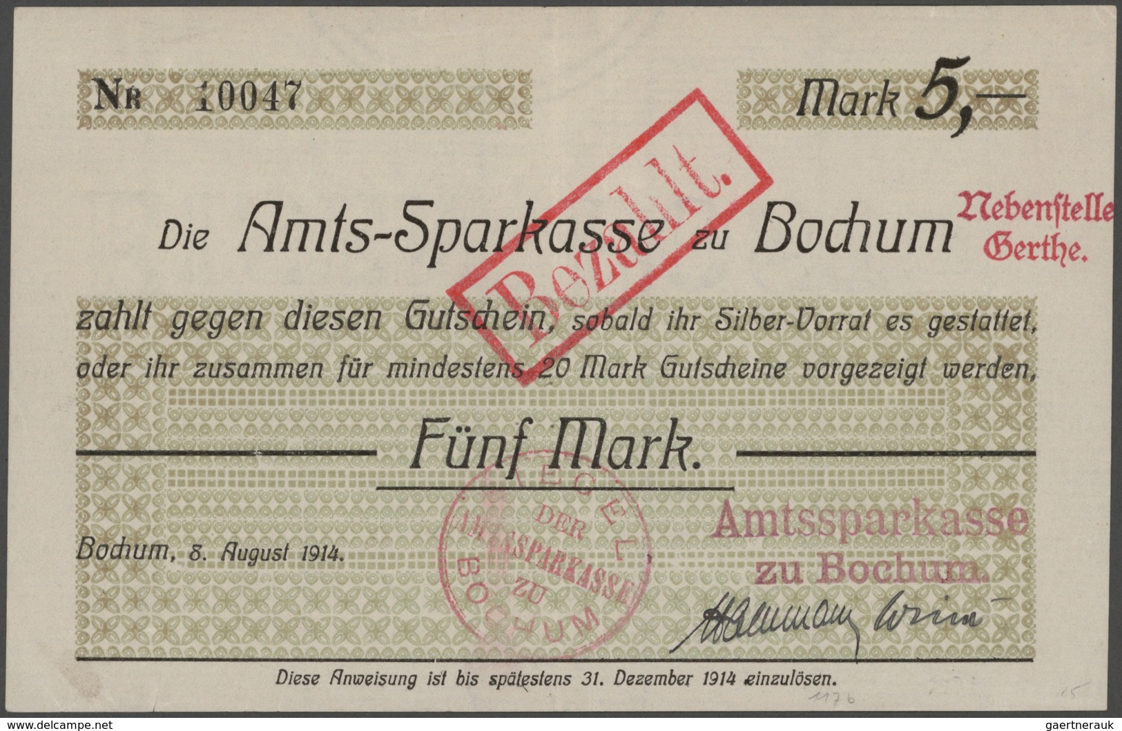 Deutschland - Notgeld - Westfalen: 1914, Umfangreiche Sammlung Mit Ausgaben Von Annen, Sparkasse (4) - Sonstige & Ohne Zuordnung
