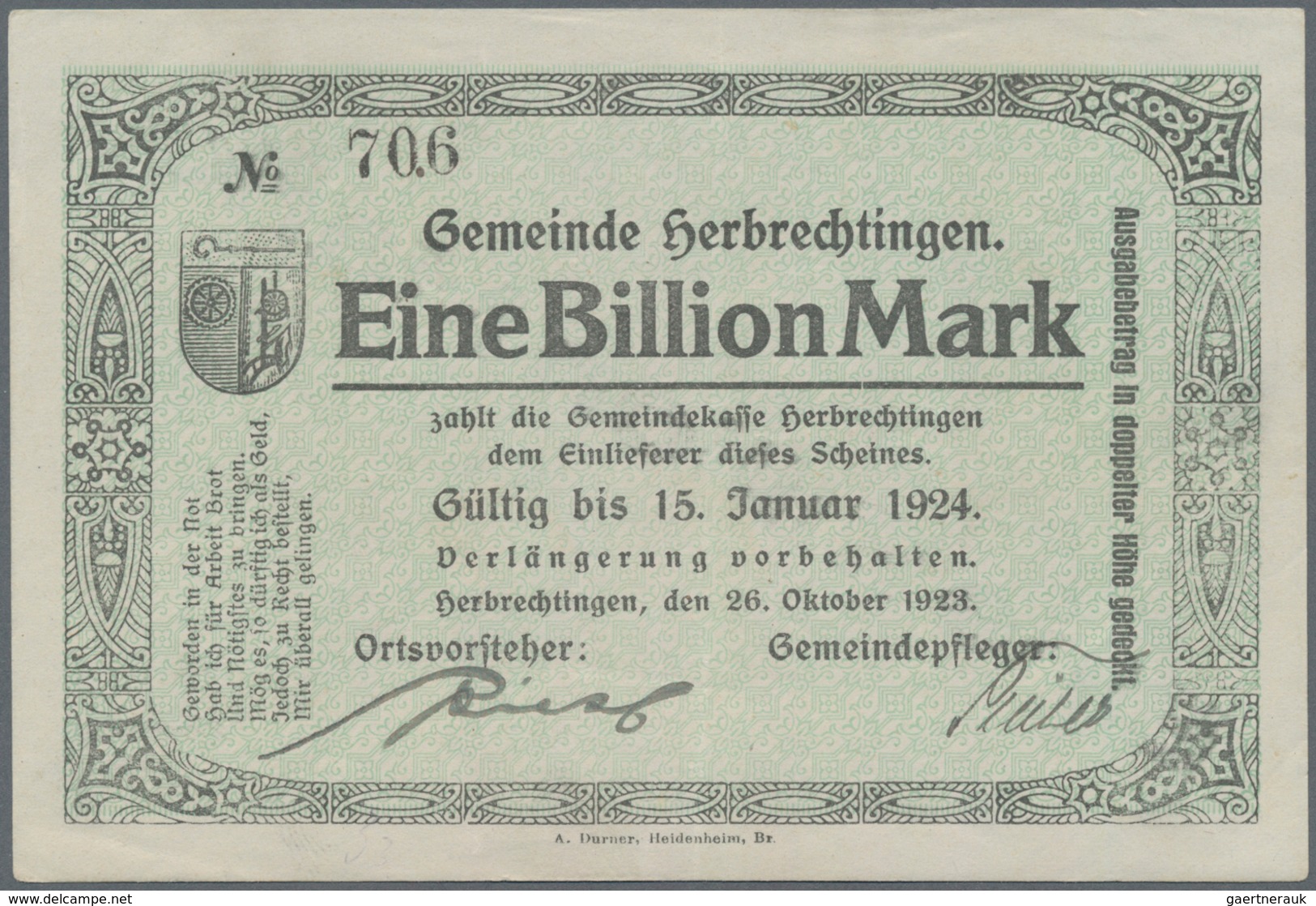 Deutschland - Notgeld - Württemberg: Sammlung In 2 Einsteckalben Mit über 600 Scheinen, Alphabetisch - [11] Local Banknote Issues