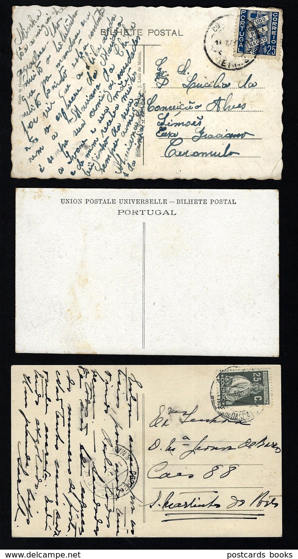 Conjunto 3 Postais OEIRAS E SANTO AMARO. Set Of 3 Vintage Postcards (Lisboa) PORTUGAL 1910s - Lisboa