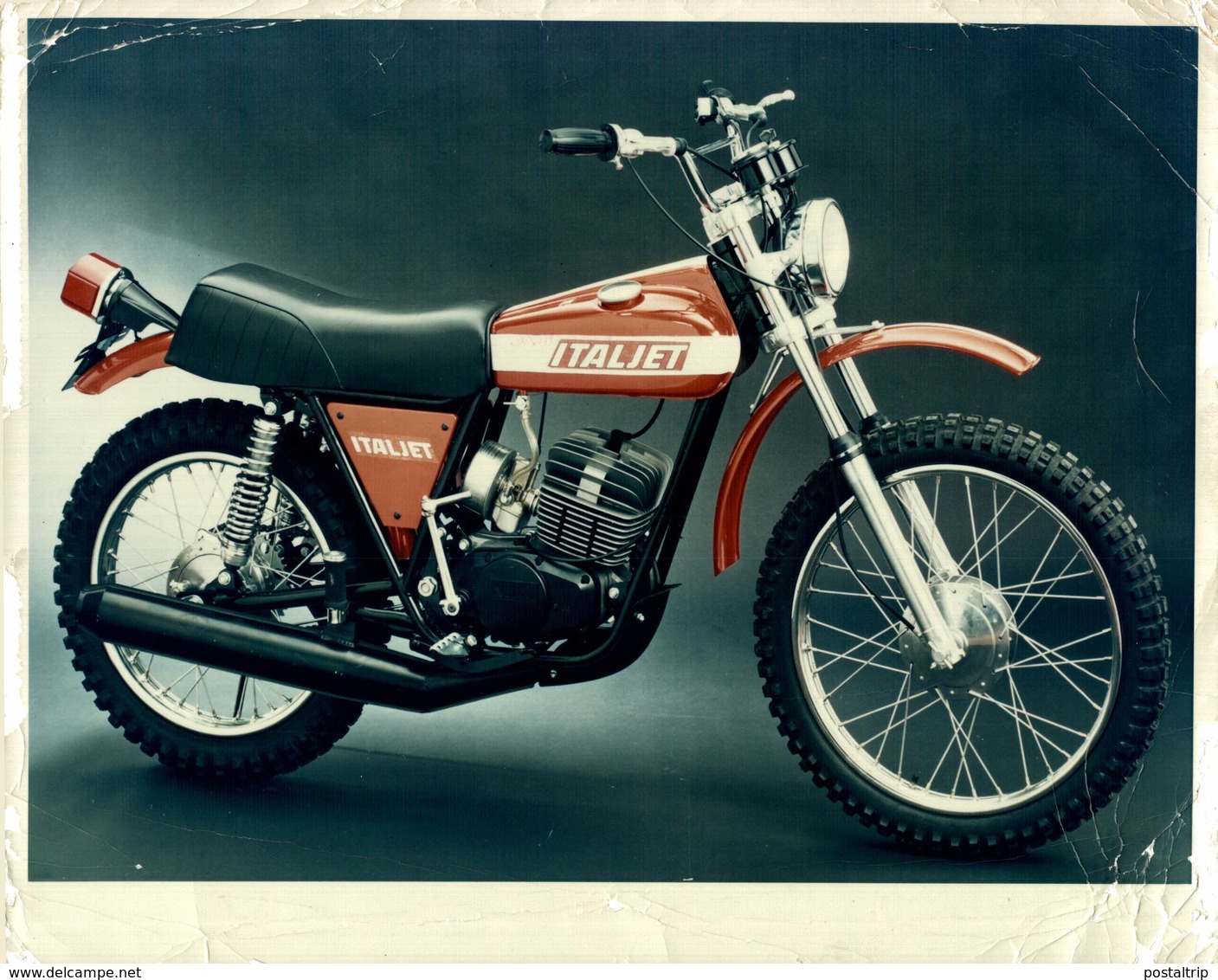 Italjet 1973 +-22cm X 17cm  Moto MOTOCROSS MOTORCYCLE Douglas J Jackson Archive Of Motorcycles - Andere & Zonder Classificatie