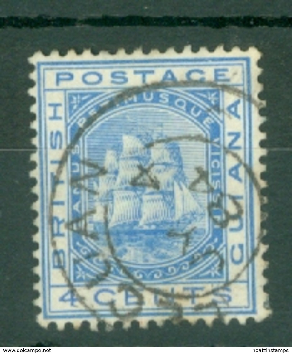 British Guiana: 1882   Ship   SG172   4c   Used - Britisch-Guayana (...-1966)