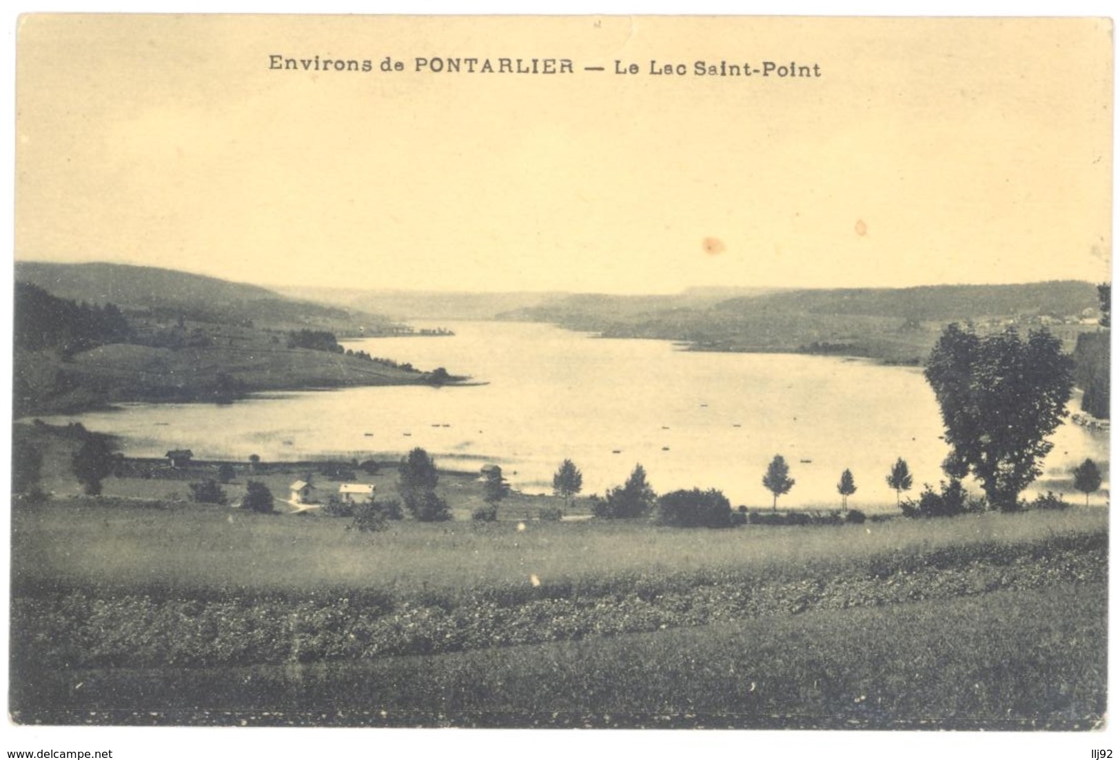 CPA 25 - Environs De PONTARLIER - Le Lac De Saint-Point - Pontarlier