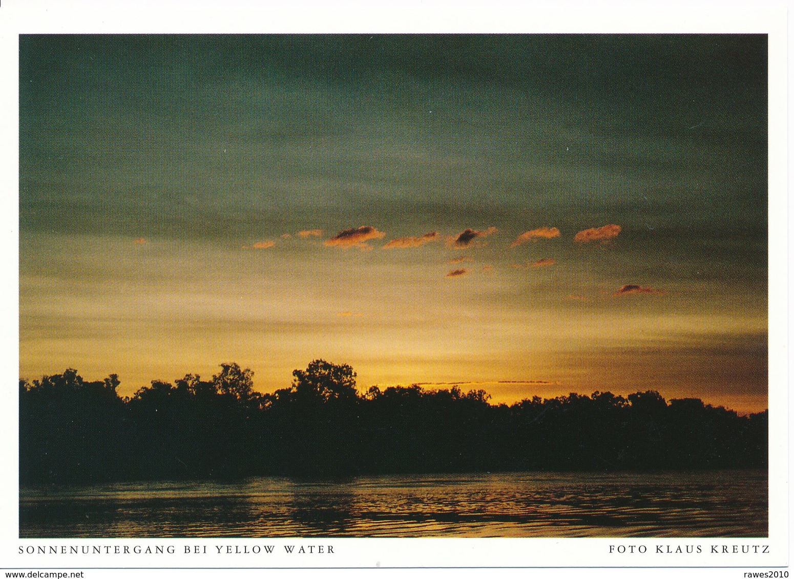 Australien AK Yellow Water Sonnenuntergang - Kakadu