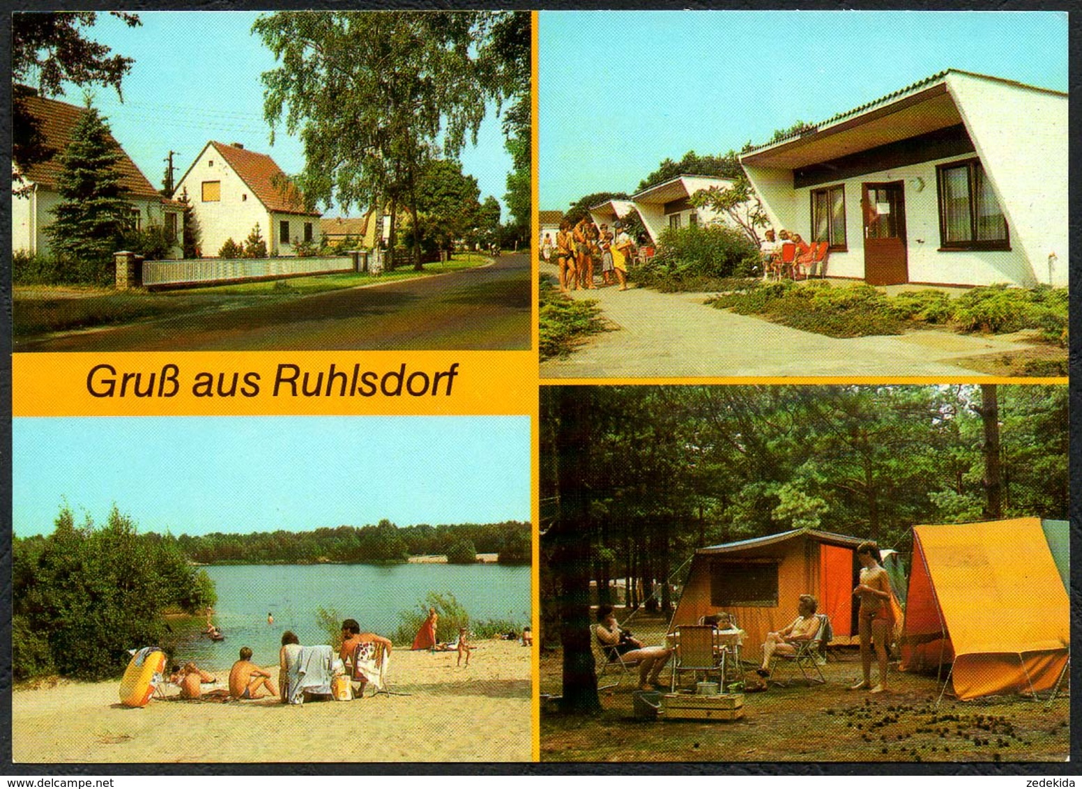 D2516 - TOP Ruhlsdorf Campingplatz E  48 - Bild Und Heimat Reichenbach - Bernau