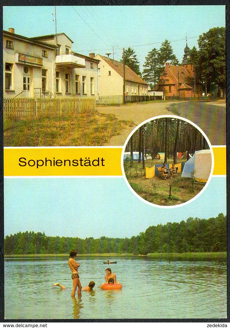 D2517 - TOP Sophienstädt Campingplatz E 21 Gaststätte Sophienquell - Bild Und Heimat Reichenbach - Bernau