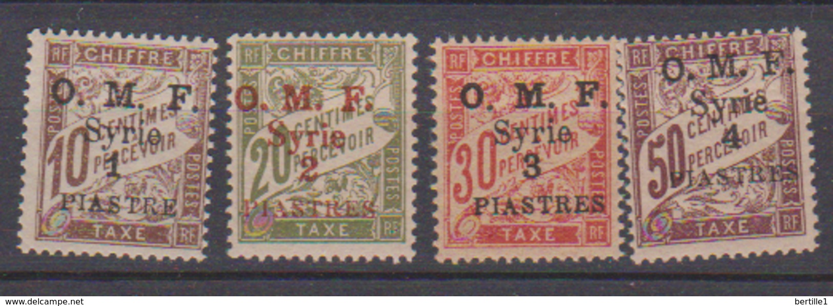 SYRIE        N°  YVERT  :  TAXE 5/8    NEUF AVEC  CHARNIERES      (  CH  01/50 ) - Timbres-taxe