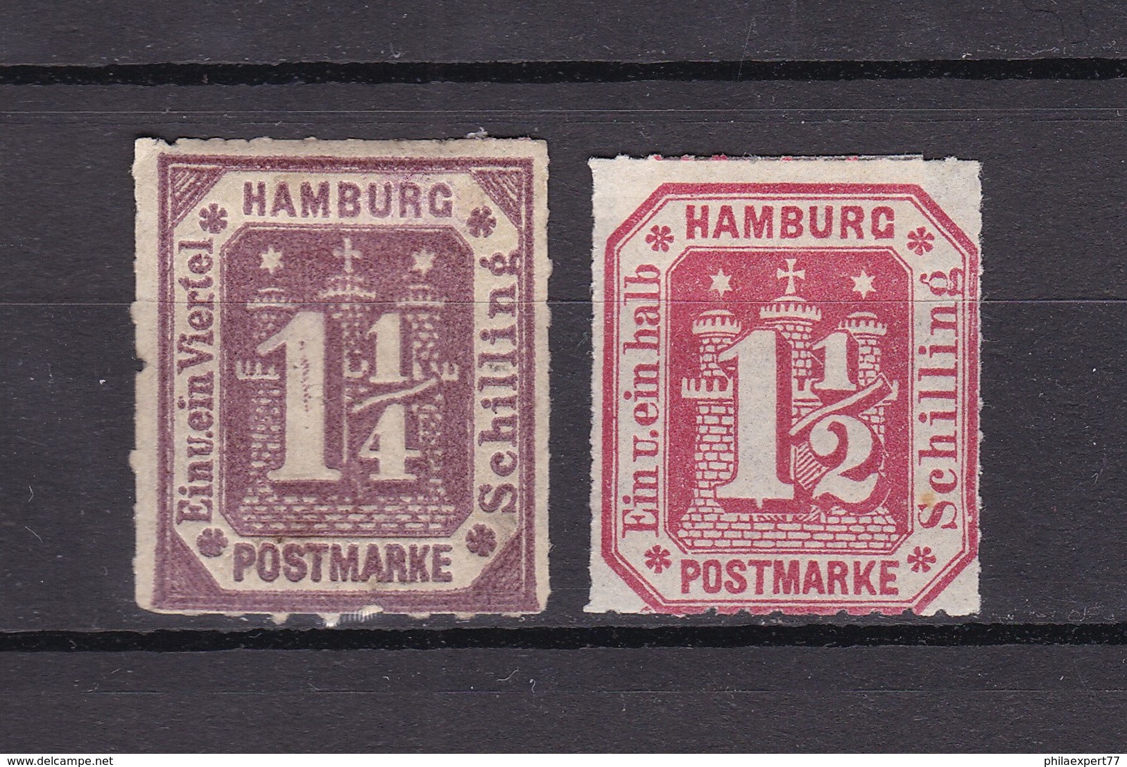 Hamburg - 1866 - Michel Nr. 20/21  - Ungebr. - 66 Euro - Hamburg