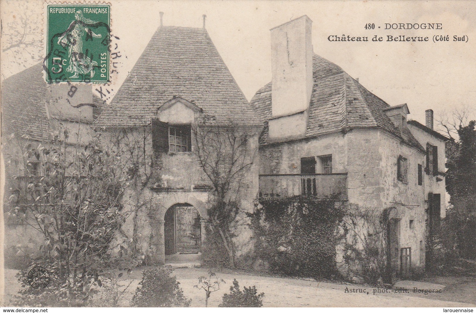 24 - MAREUIL SUR BELLE - Château De Bellevue (Côté Sud) - Autres & Non Classés