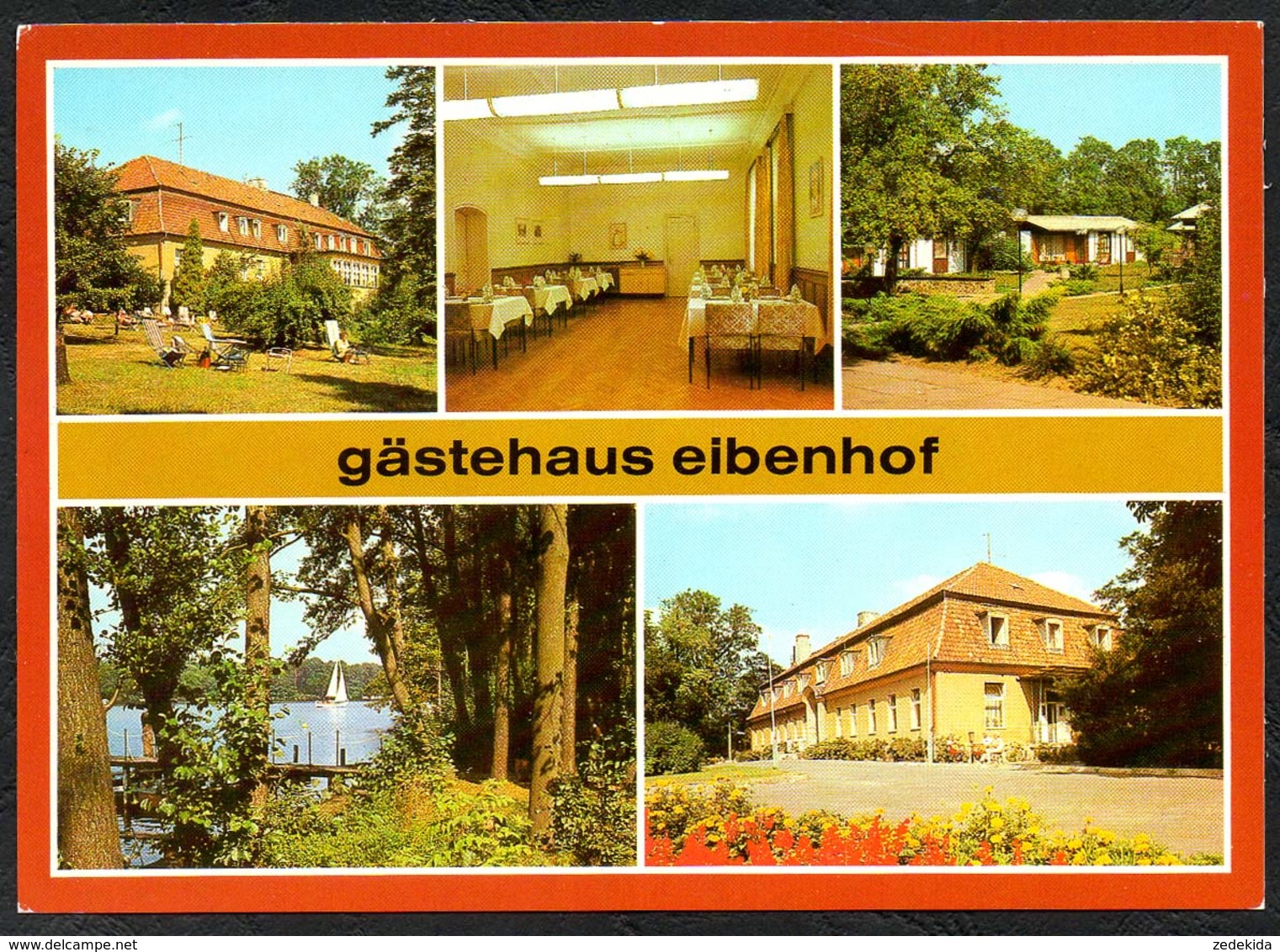 D2540 - Bad Saarow Kulturbund Der DDR Gästehaus Eibenhof - Bild Und Heimat Reichenbach - Bad Saarow