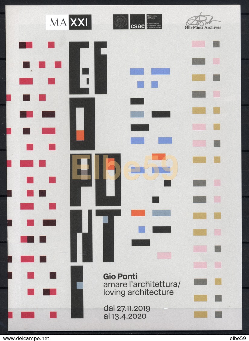 Gio Ponti, Amare L'architettura Guida Allla Mostra, Roma, MAXXI, 2019-2020 - Altri & Non Classificati