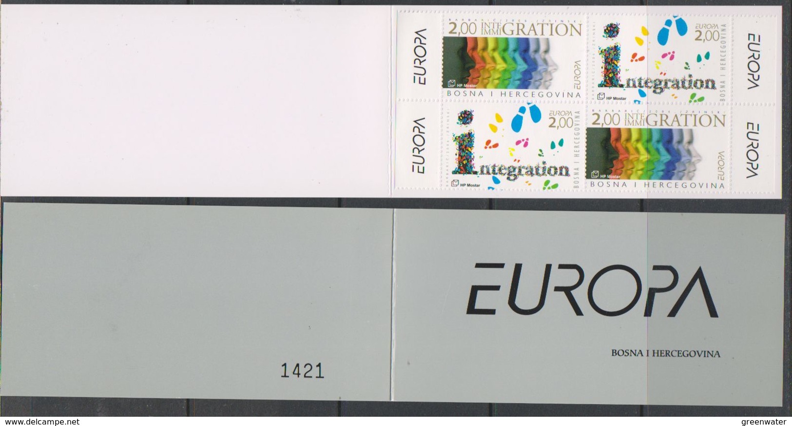 Europa Cept 2006 Bosnia/Herzegovina Mostar Booklet 2x2v  ** Mnh (45819) - 2006