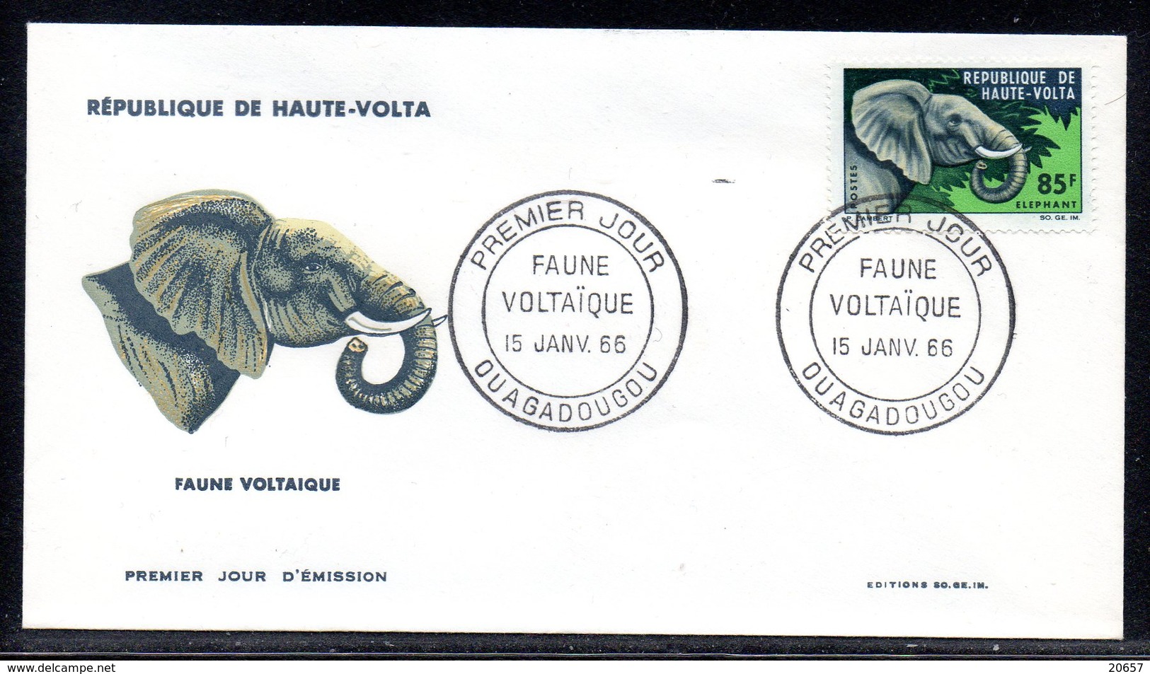 Haute-Volta 148/53 Fdcs Buffle , Phacochère , Hippopotame , Dromadaire , Panthère , éléphant - Autres & Non Classés