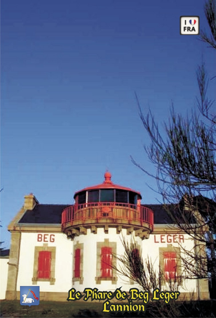 Set 6 Cartes Postales, Phares, Lighthouses Of Europe, France, Lannion, Le Phare De Beg Leger - Fari