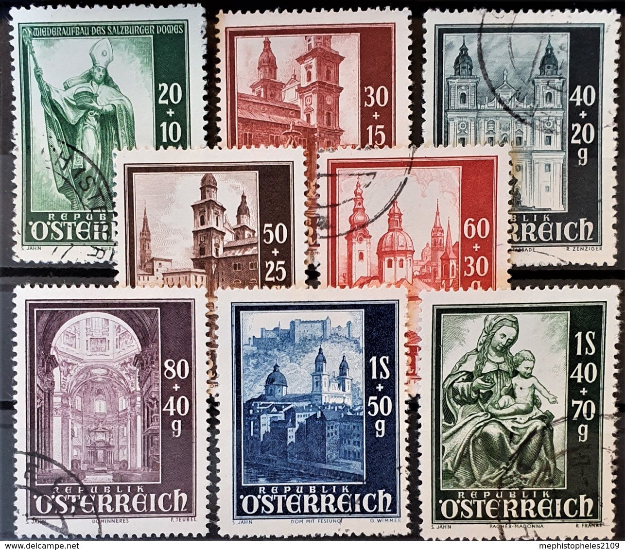 AUSTRIA 1948 - Canceled - ANK 931-938 - Complete Set! - Gebraucht