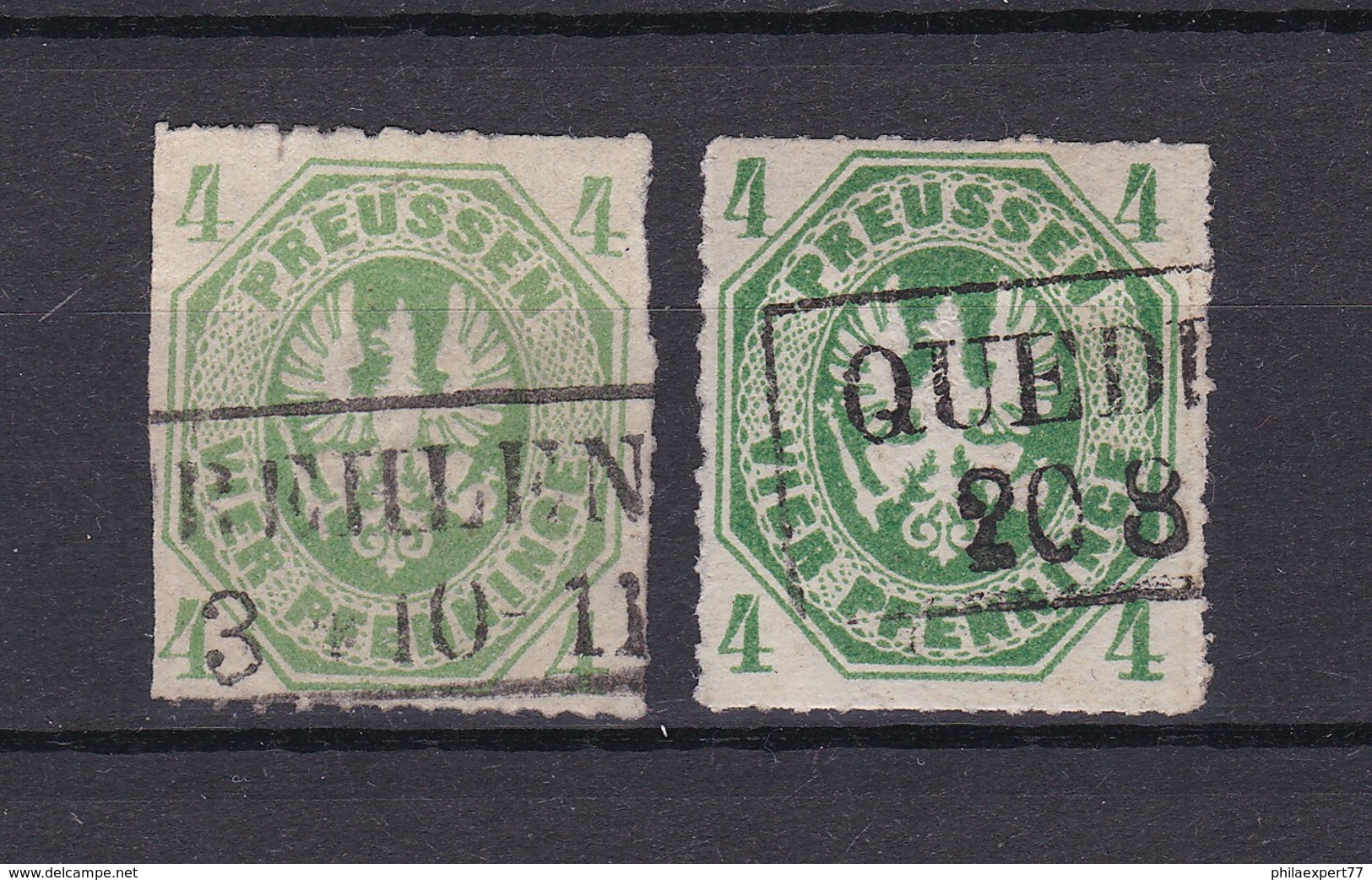 Preussen - 1861/64 - Michel Nr. 14 A/b - Gest. - 83 Euro - Other & Unclassified
