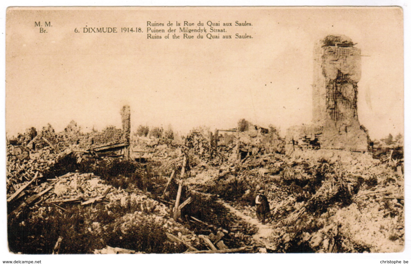 Diksmuide, Dixmude 1914-18, Ruines Der Milgendyk Straat (pk67006) - Diksmuide