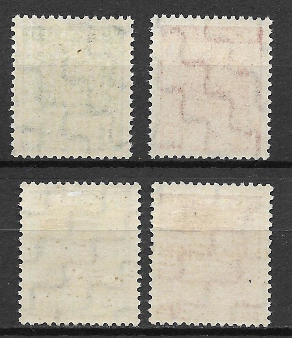 West Sachsen 1945 Mi. Nr.124x-125x/124Y-125Y - Altri & Non Classificati