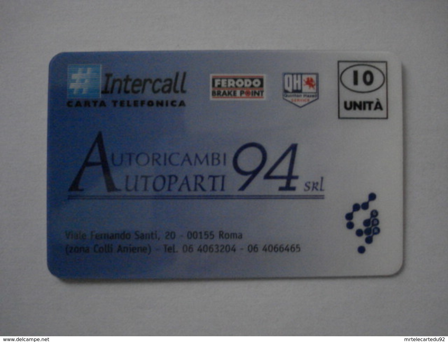 Carte Prépayée  " INTERCALL  "  (neuve Sans Code). - Per Cellulari (ricariche)