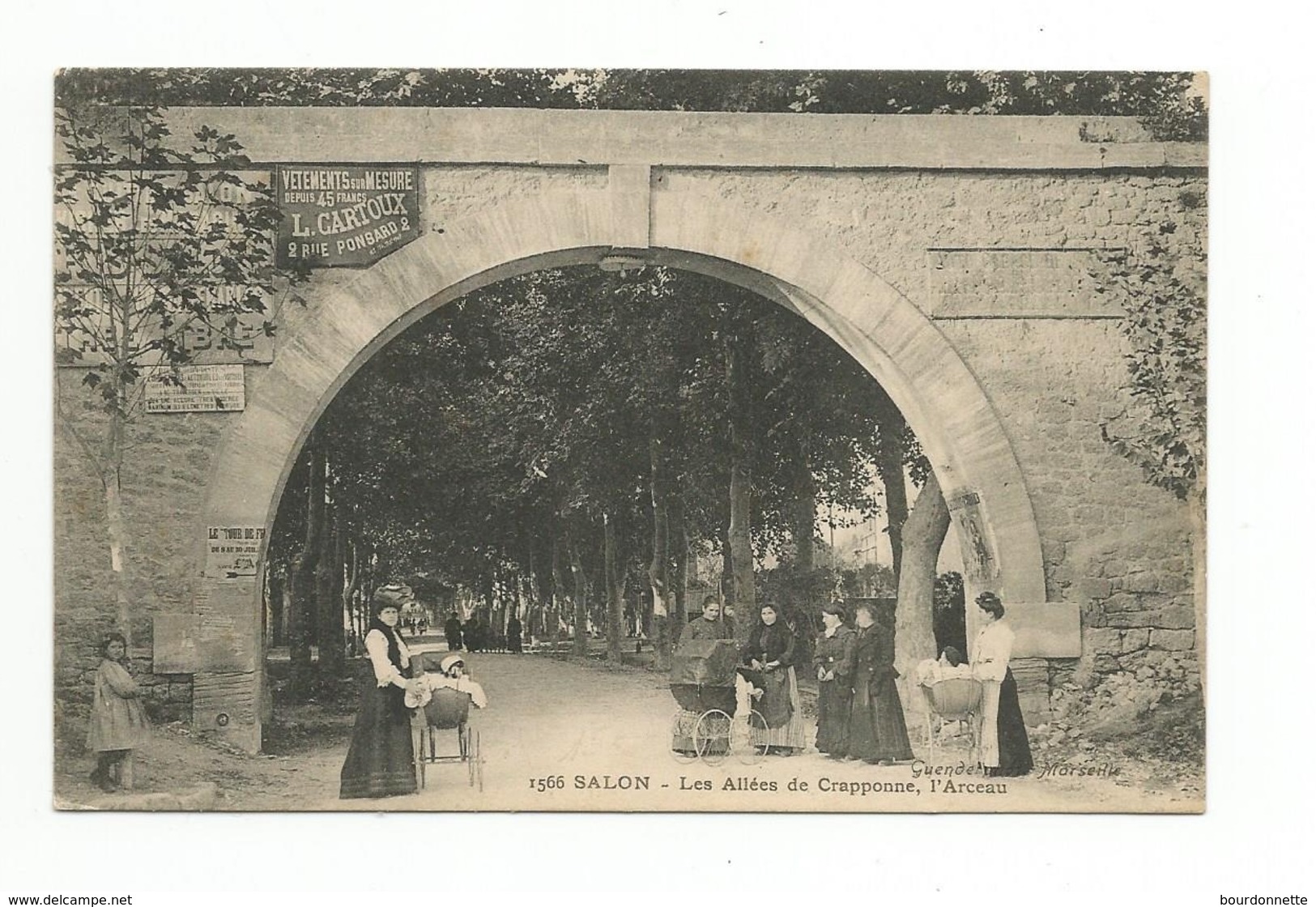 Salon - Les Allées De Crapponne - L'Arceau - Animée - Poussette - PUB L. CARTOUX - - Salon De Provence