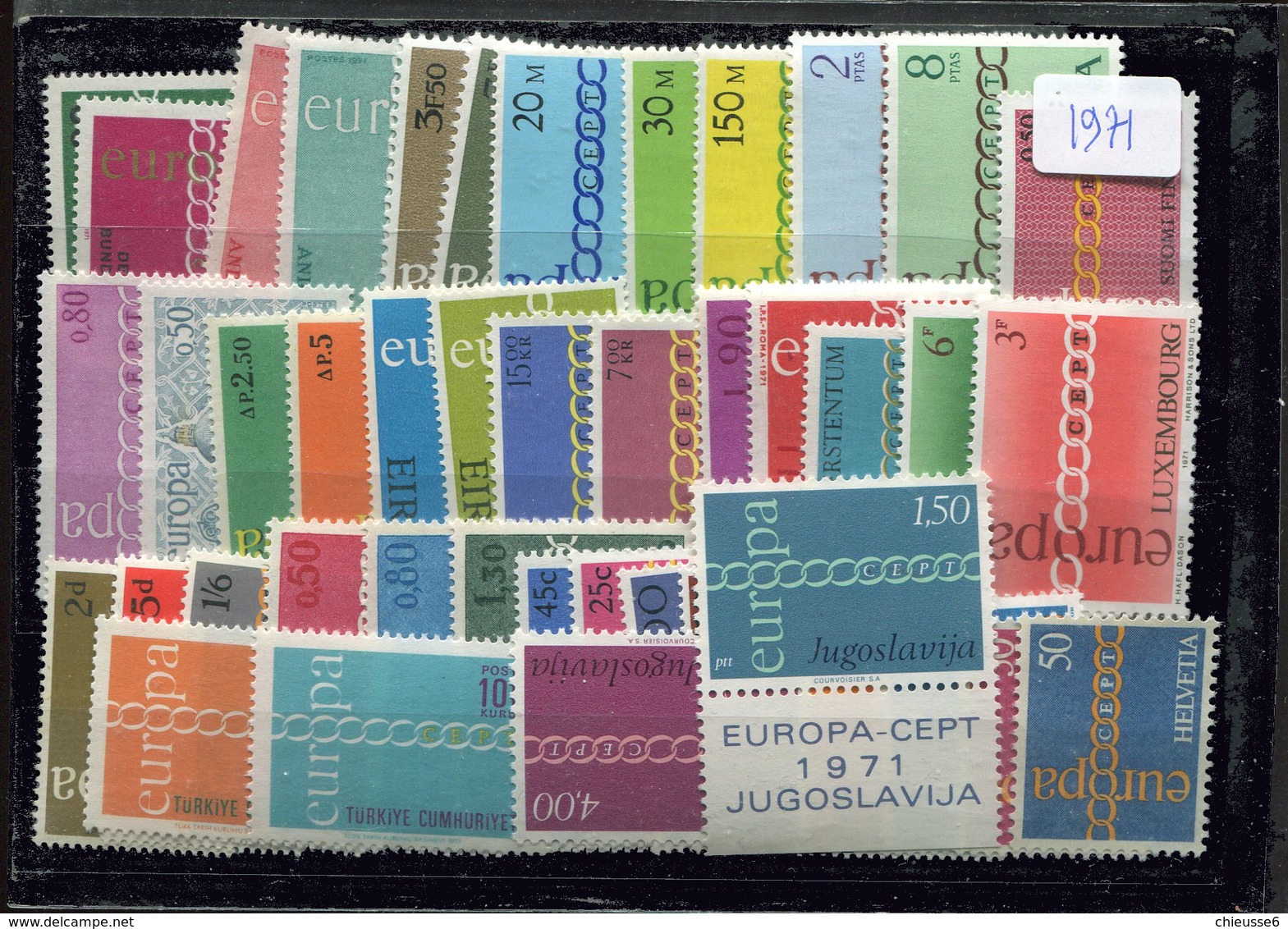 Europa ** Annnée 1971 - Komplette Jahrgänge