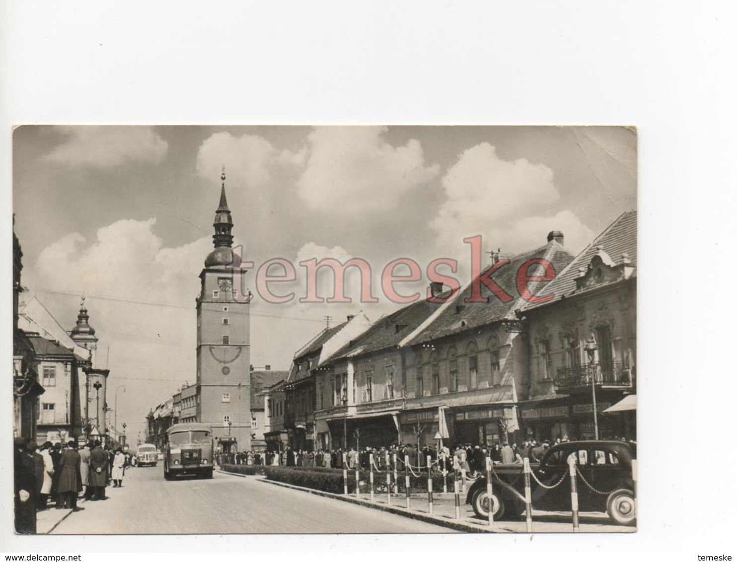 Nagyszombat  Trnava  Tyrnau  Old Bus And Car - Slovacchia