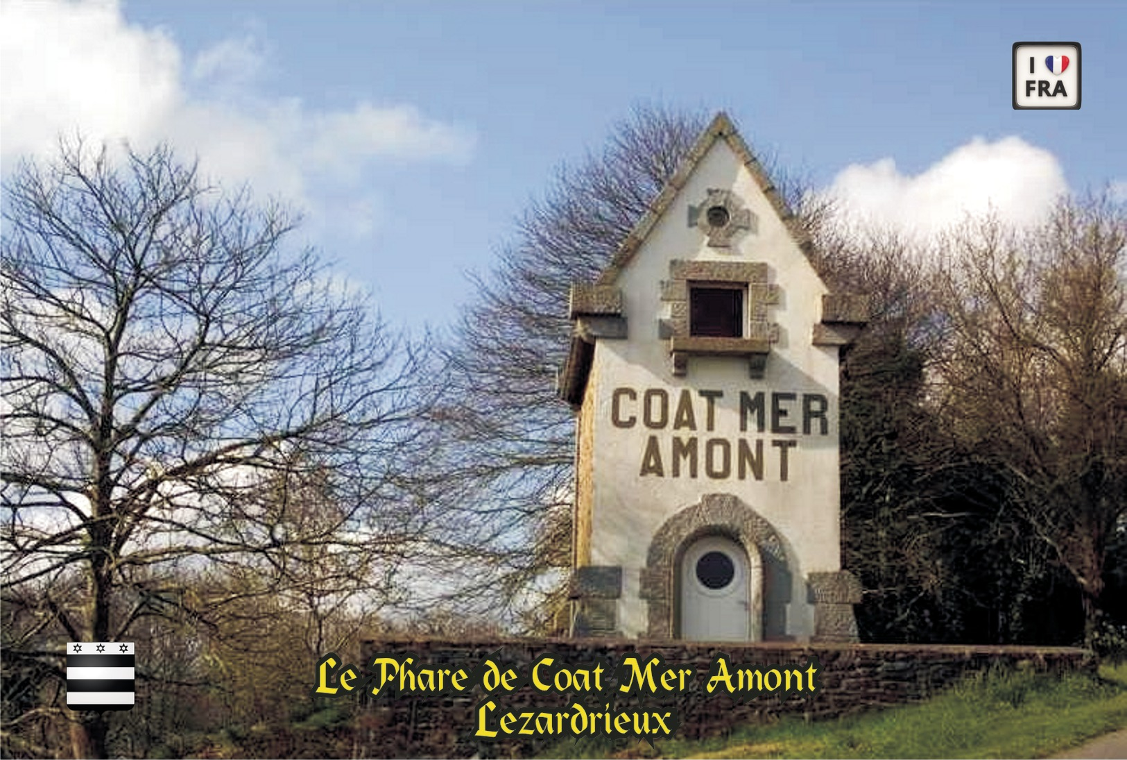 Set 6 Cartes Postales, Phares, Lighthouses Of Europe, France, Lezardrieux, Le Phare De Coat Mer Amont - Fari
