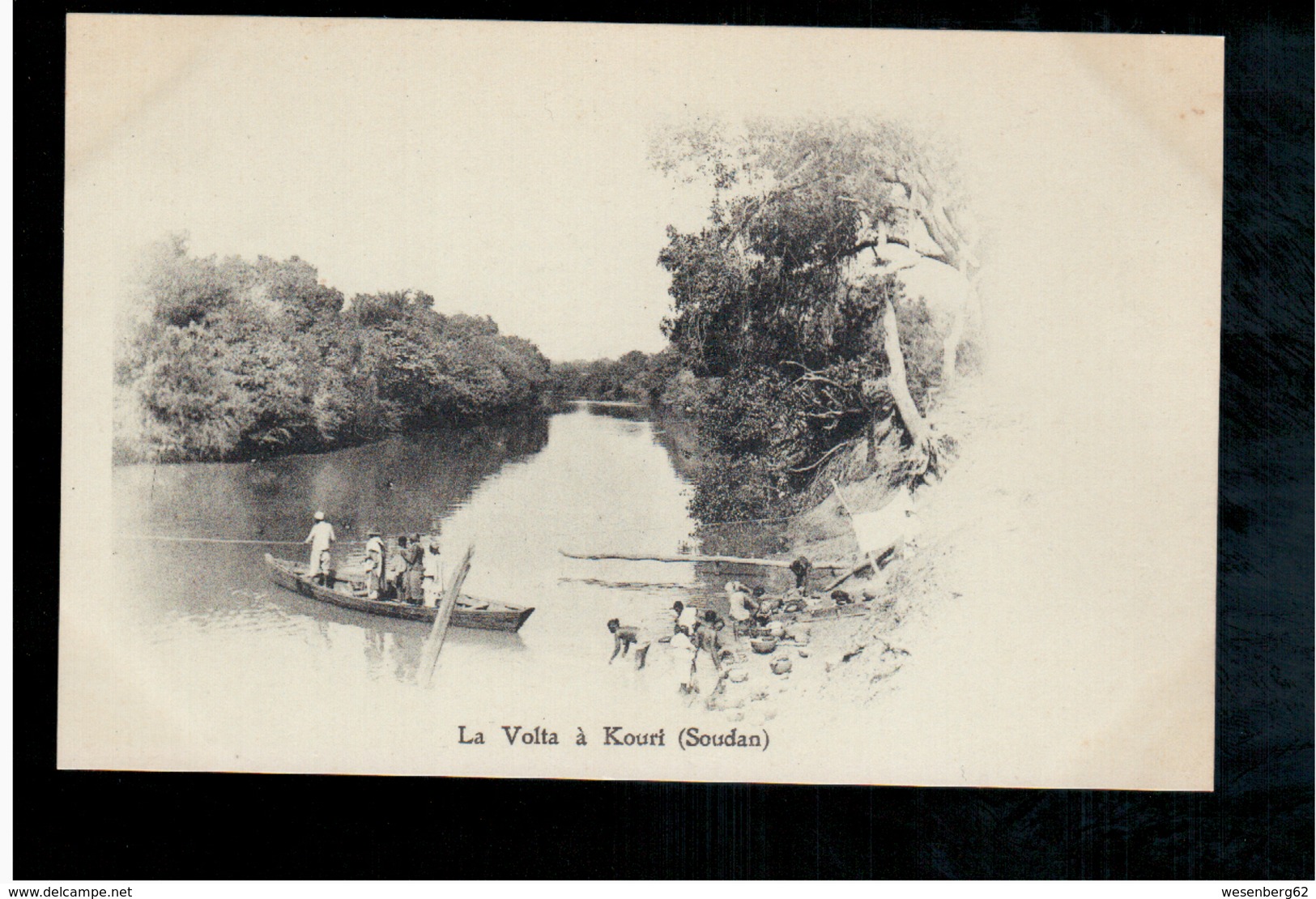 SOUDAN La Volta à Kouri Ca 1910 Old Postcard - Sudan