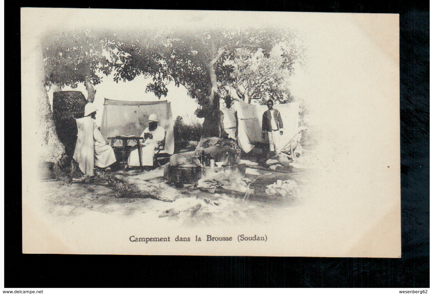 SOUDAN Campement Dans La Brousse (Soudan) Ca 1910 Old Postcard - Sudan