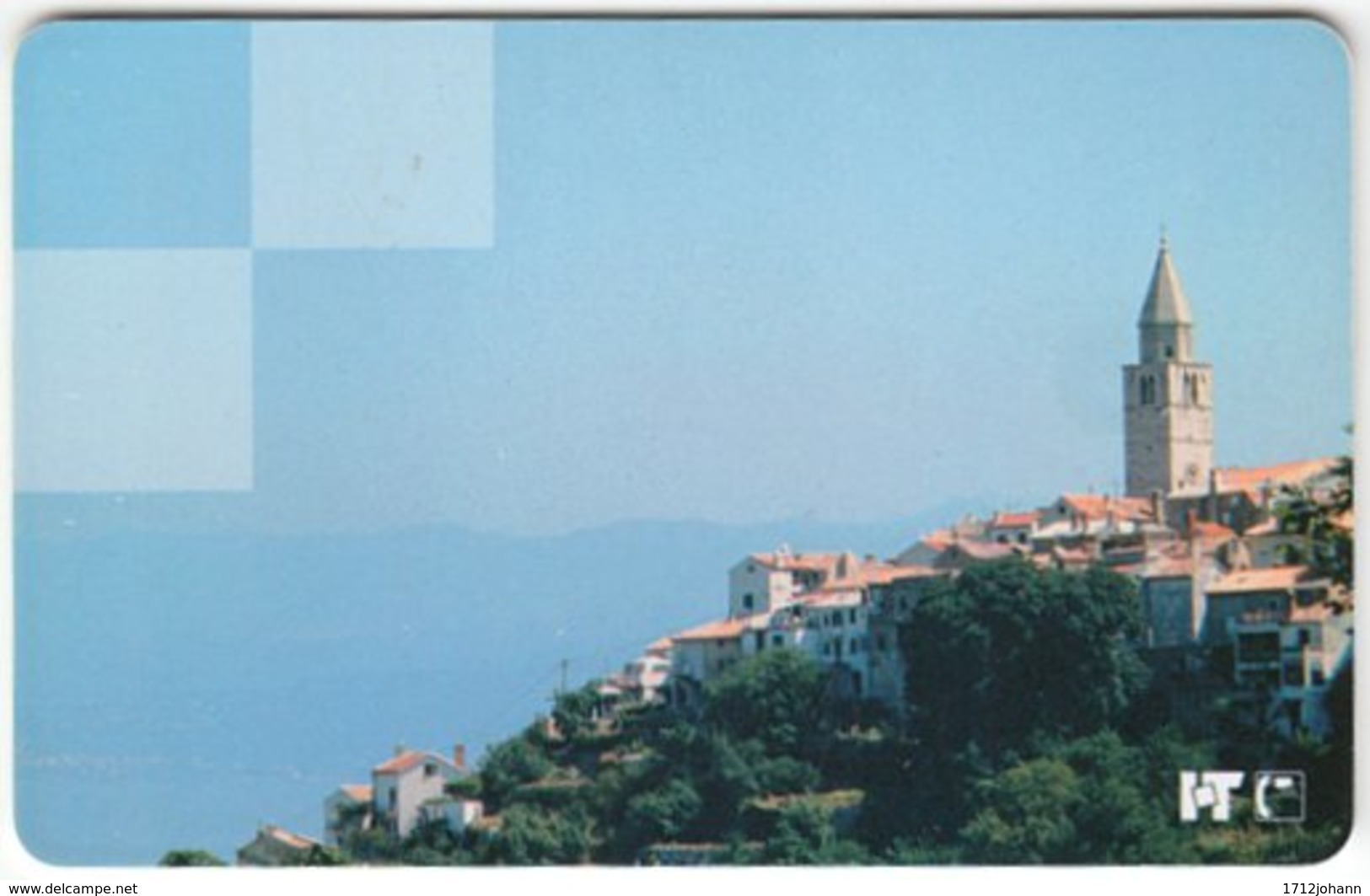 CROATIA C-957 Chip HT - View, Historic Town - Used - Kroatien