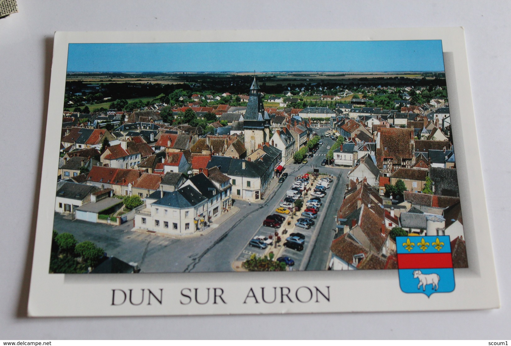 Dun Sur Auron - Vue Aérienne Du Centre Ville - Dun-sur-Auron