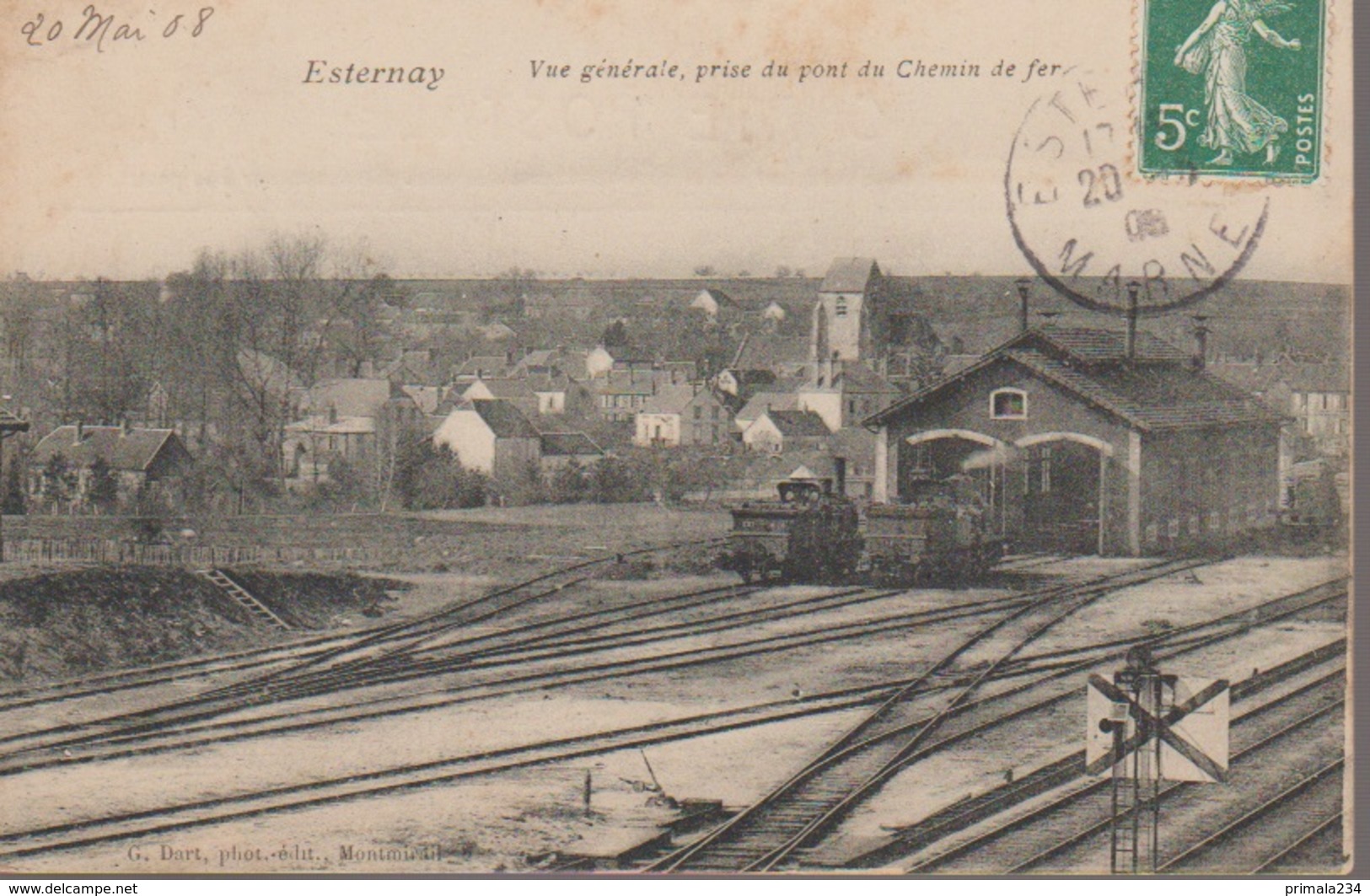 ESTERNAY - LA GARE - Esternay