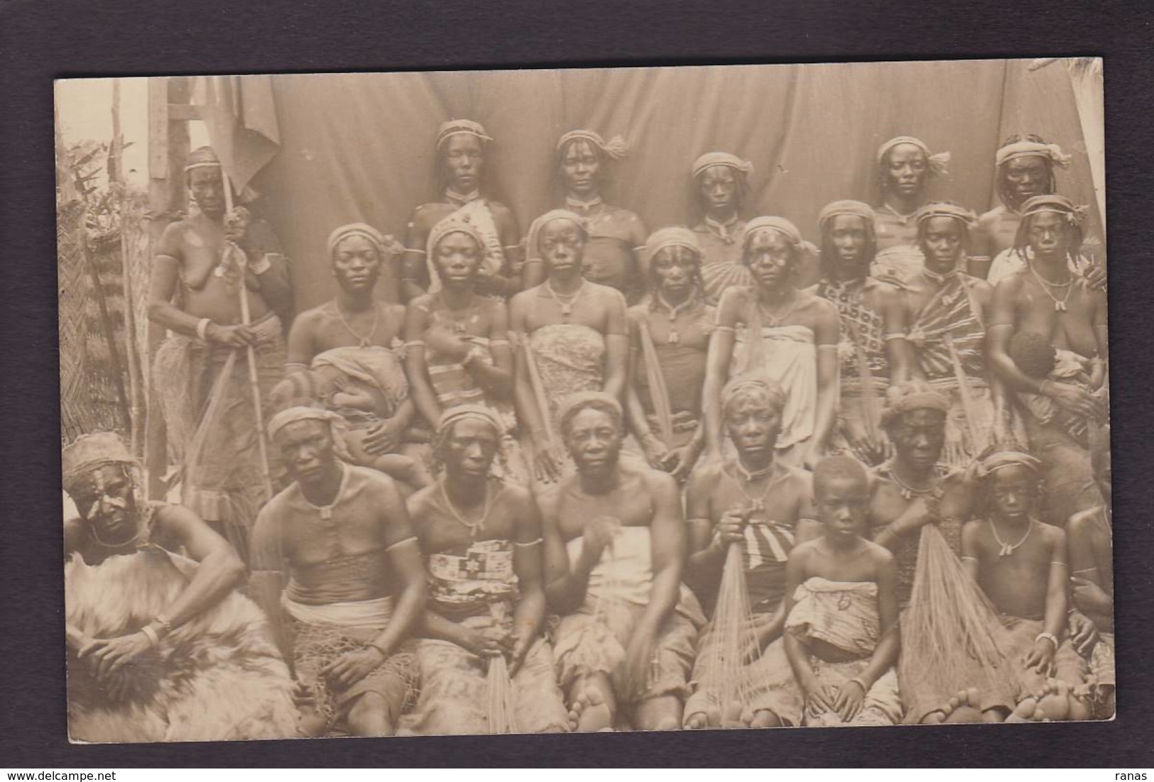 CPA Sénégal Afrique Noire Carte Photo RPPC Non Circulé Types - Senegal