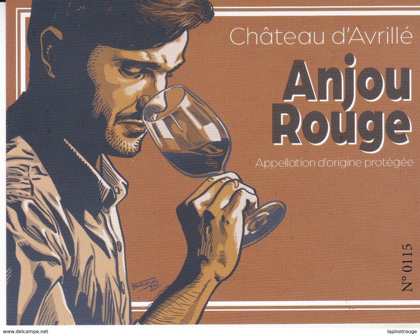 Etiquette Vin BEGUE Nicolas Festival BD Angers 2019 (Clos De Bourgogne - El Arte De La Mesa