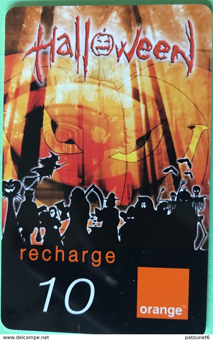 REUNION  -  Recharge Orange 10  -  HALLOWEEN - Réunion