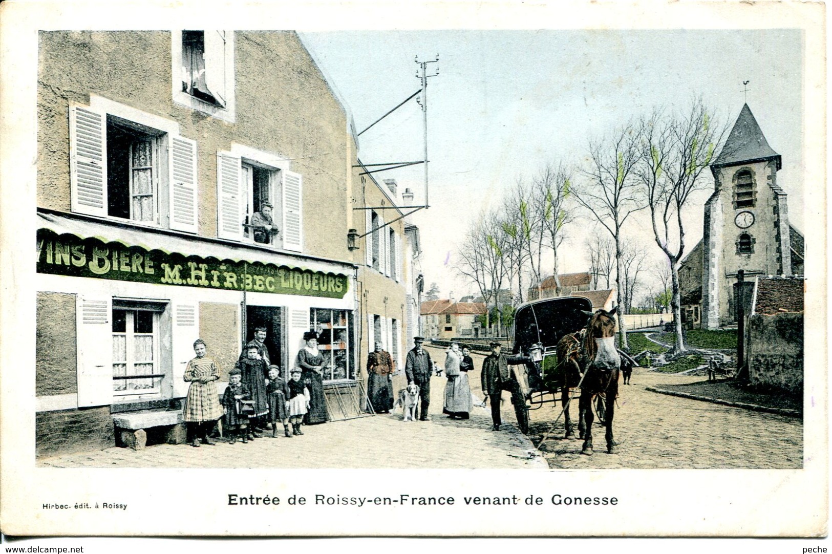 N°1108 T -cpa Entrée De Roissy En France Venant De Gonesse- - Roissy En France