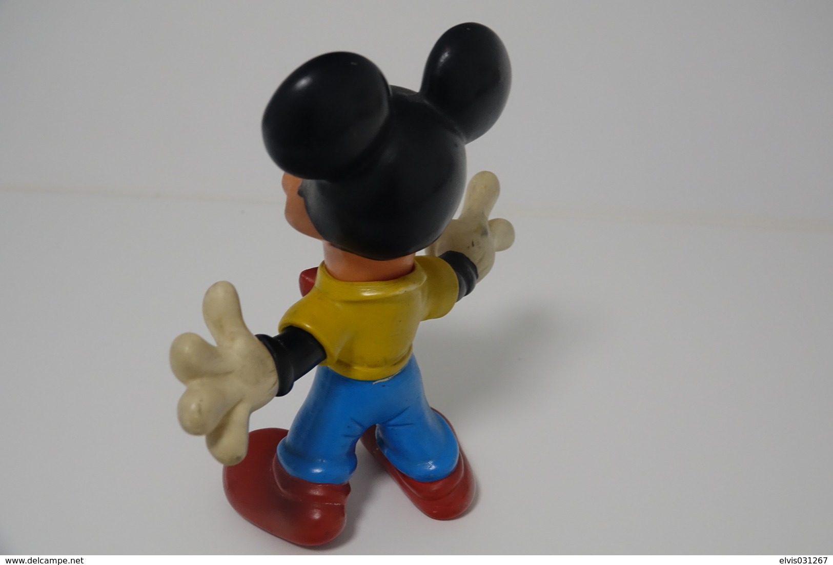 PIEPER POUET SQUEAKY: LEDRAPLASTIC MICKEY MOUSE (mickey And Friends)- 1970's - L=26 - DISNEY - ELEPHANT - Rubber - Vinyl - Schtroumpfs