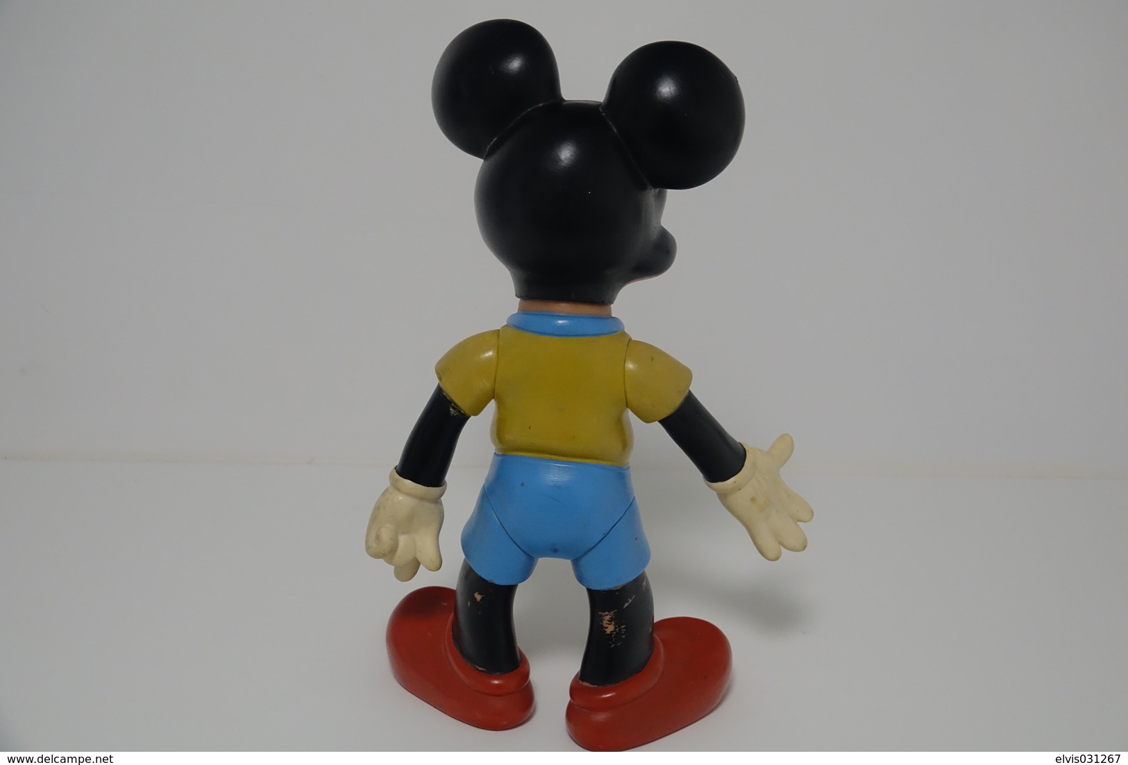 PIEPER POUET SQUEAKY: LEDRAPLASTIC MICKEY MOUSE (mickey And Friends)- 1960's - L=36 - DISNEY - ELEPHANT - Rubber - Vinyl - Schtroumpfs