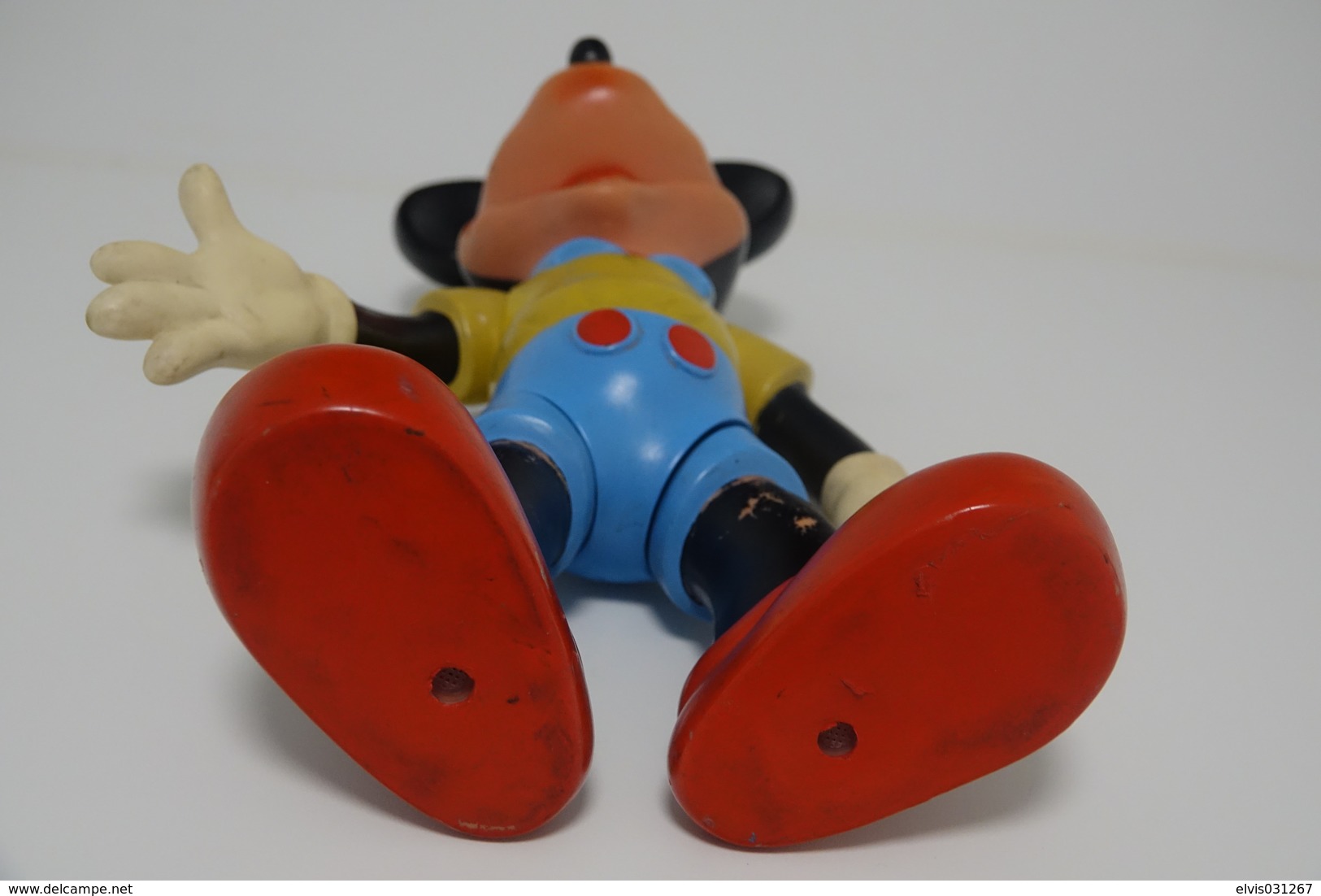 PIEPER POUET SQUEAKY: LEDRAPLASTIC MICKEY MOUSE (mickey And Friends)- 1960's - L=36 - DISNEY - ELEPHANT - Rubber - Vinyl - Schtroumpfs