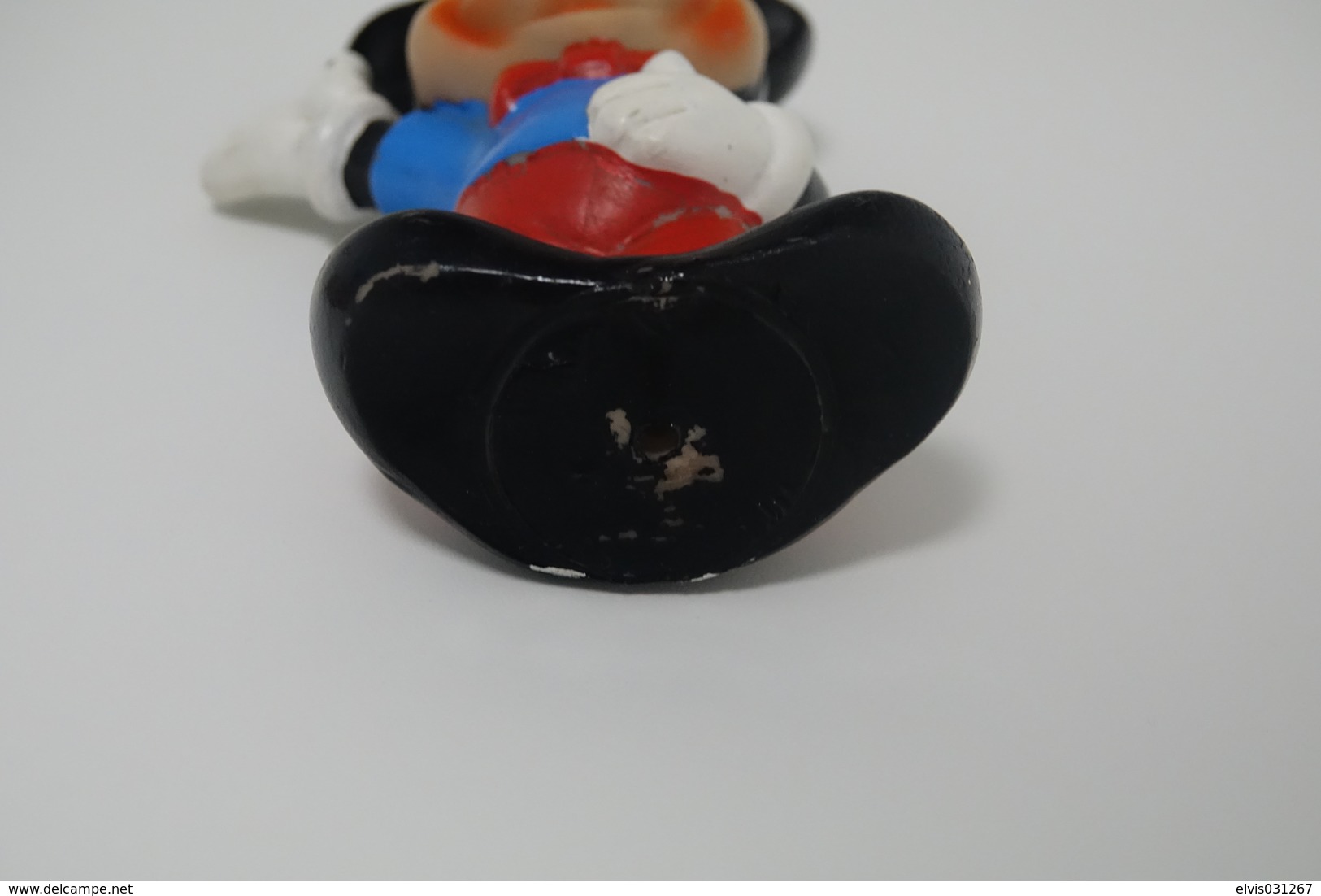 PIEPER POUET SQUEAKY: LEDRAPLASTIC? MICKEY MOUSE(mickey And Friends)- 1960's - L=18 - DISNEY - ELEPHANT - Rubber - Vinyl - Schtroumpfs