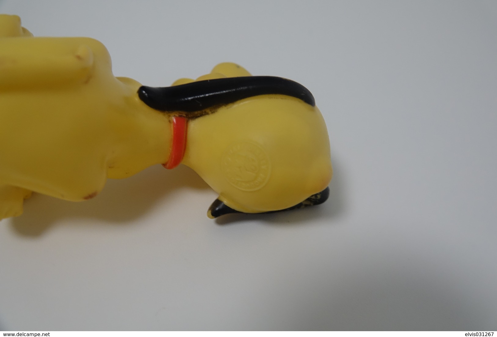 PIEPER POUET SQUEAKY: LEDRAPLASTIC PLUTO - RaRe Collector - L=13.5  -1960's - DISNEY - ELEPHANT - Rubber - Vinyl - Schtroumpfs