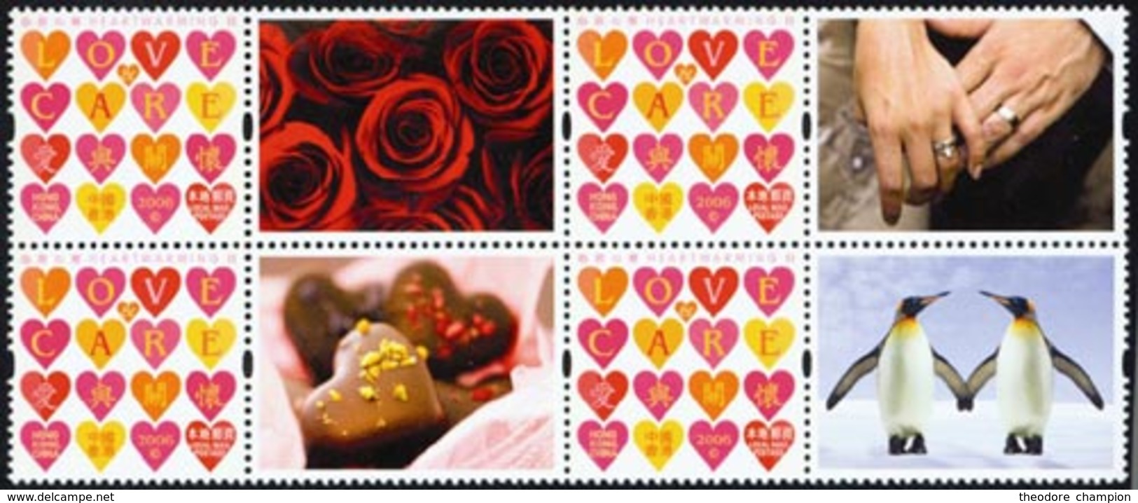 HONG-KONG TP/Flt. Love 2012 4v Neuf ** MNH - Neufs