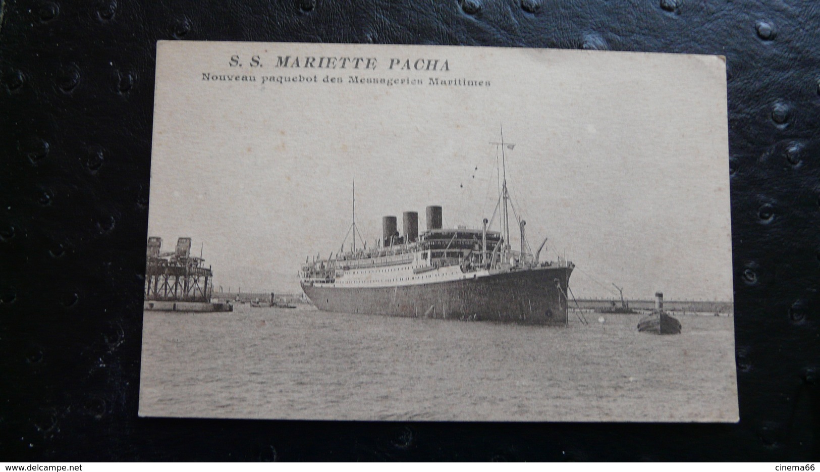 S.S. MARIETTE PACHA - Nouveau Paquebot Des Messageries Maritimes - Dampfer
