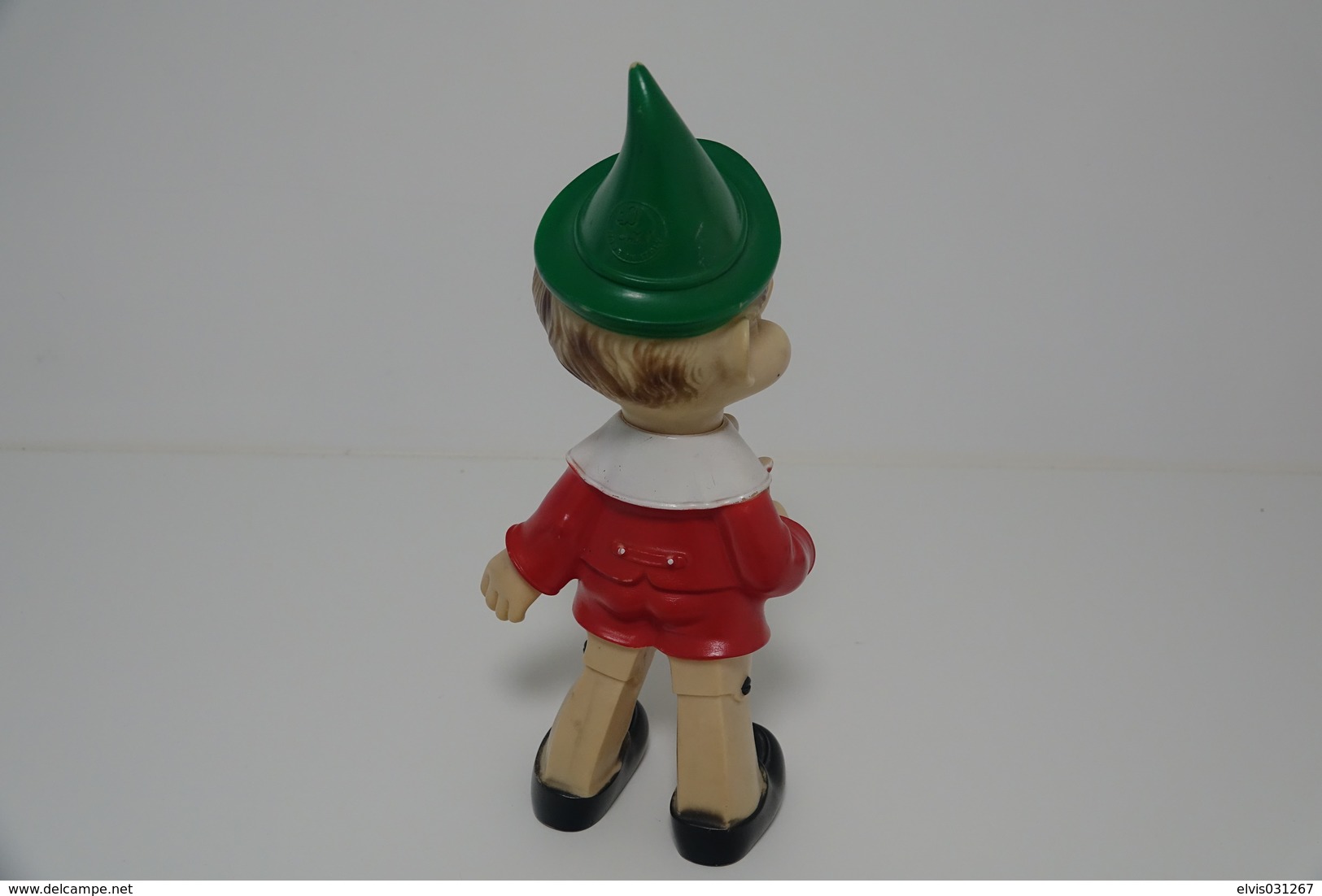 PIEPER POUET SQUEAKY: LEDRAPLASTIC PINOCCHIO PINOKIO - RaRe Collector - L=36  -1960's - ELEPHANT - Rubber - Vinyl - Schtroumpfs