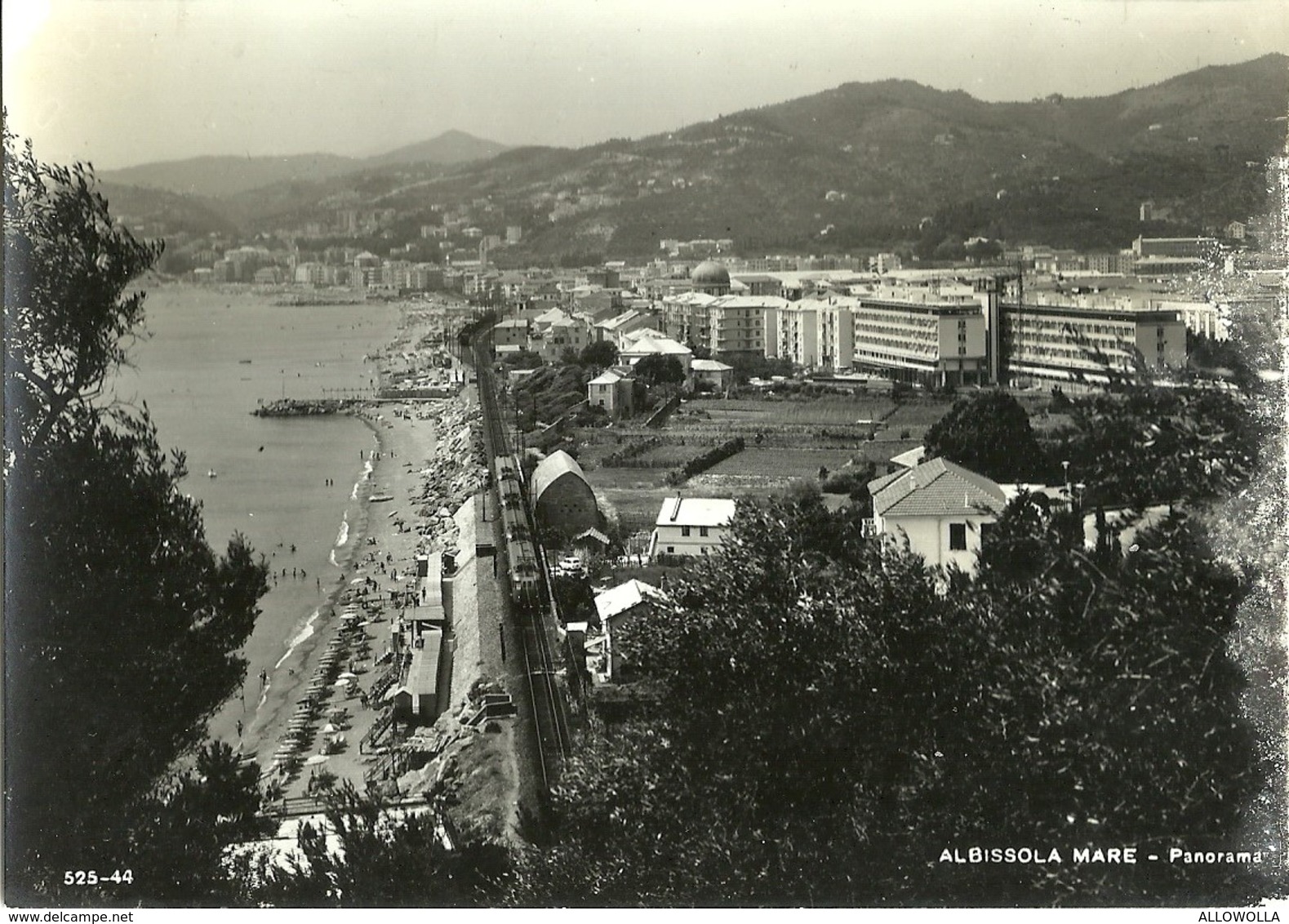 6370 "ALBISSOLA MARE-PANORAMA"TRENO IN TRANSITO-CART. POST. OR. NON SPED. - Sonstige & Ohne Zuordnung