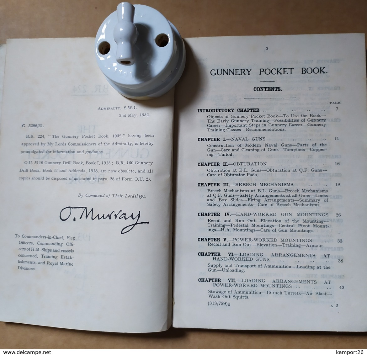 1932 The GUNNERY POCKET BOOK Military & Warfare SEAMAN Gunner Armes Légères - British Army