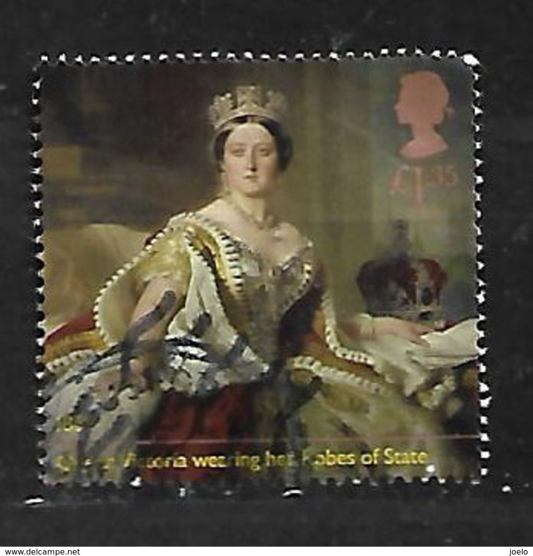 GB 2019 QUEEN VICTORIA BICENTENARY WEARING STATE ROBES - Oblitérés