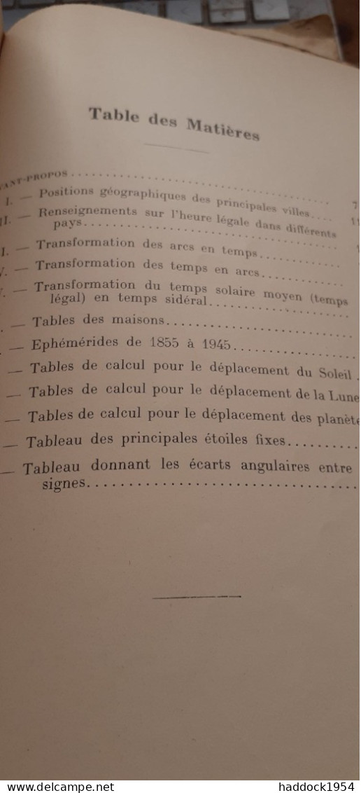 ce que disent les astres VERDIER stock 1940