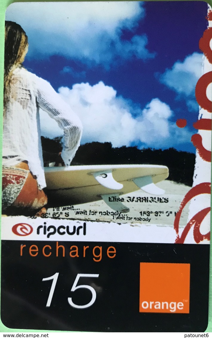 REUNION - Recharge Orange 15 - Ripcurl - Riunione