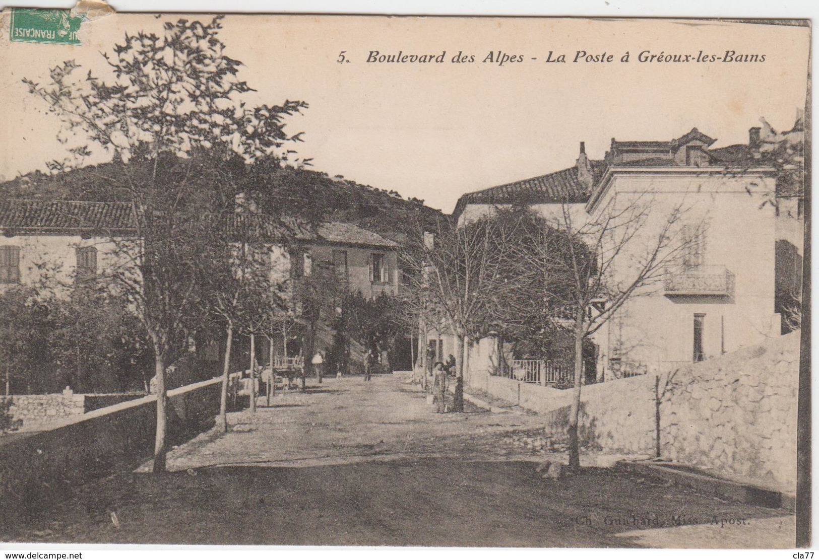 Boulevard Des Alpes  La Poste A GREOUX LES BAINS - Gréoux-les-Bains